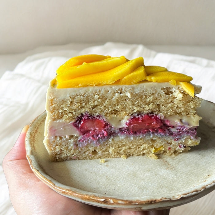 Mango Mix Berry Lemon Celebration Cake