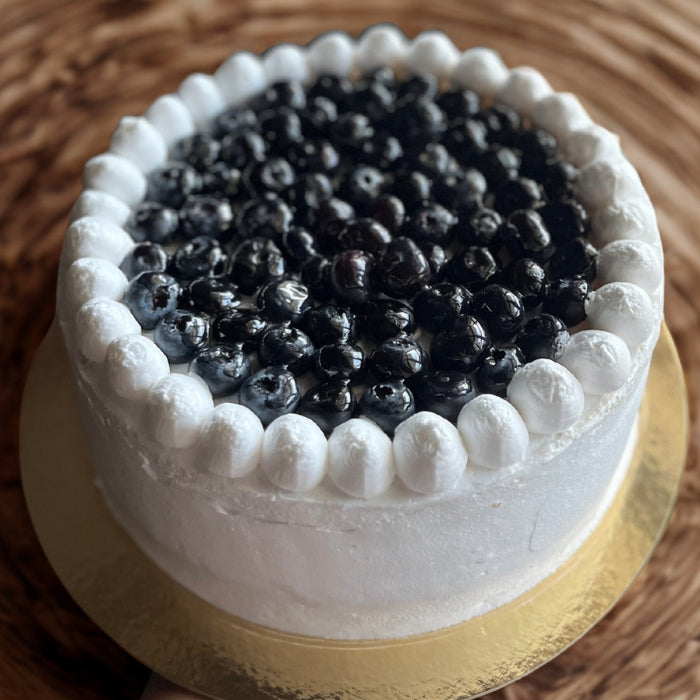 Fresh Blueberry & Cream Celebration Cake