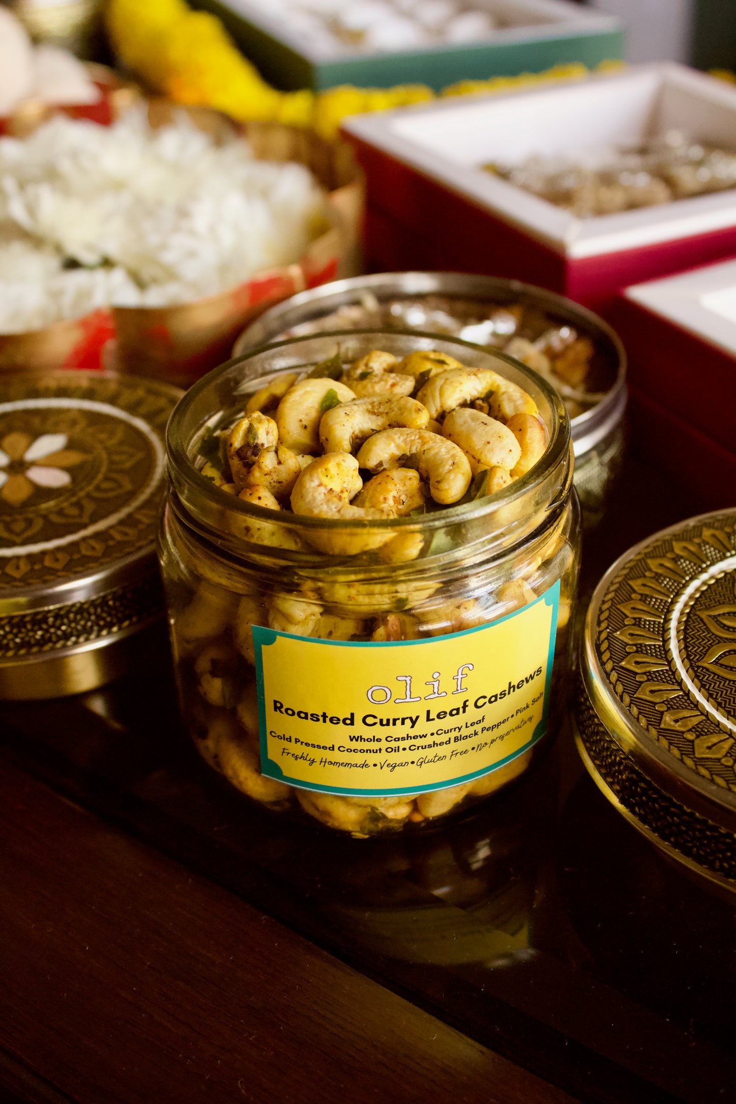 Curry Leaf Black Pepper Cashews