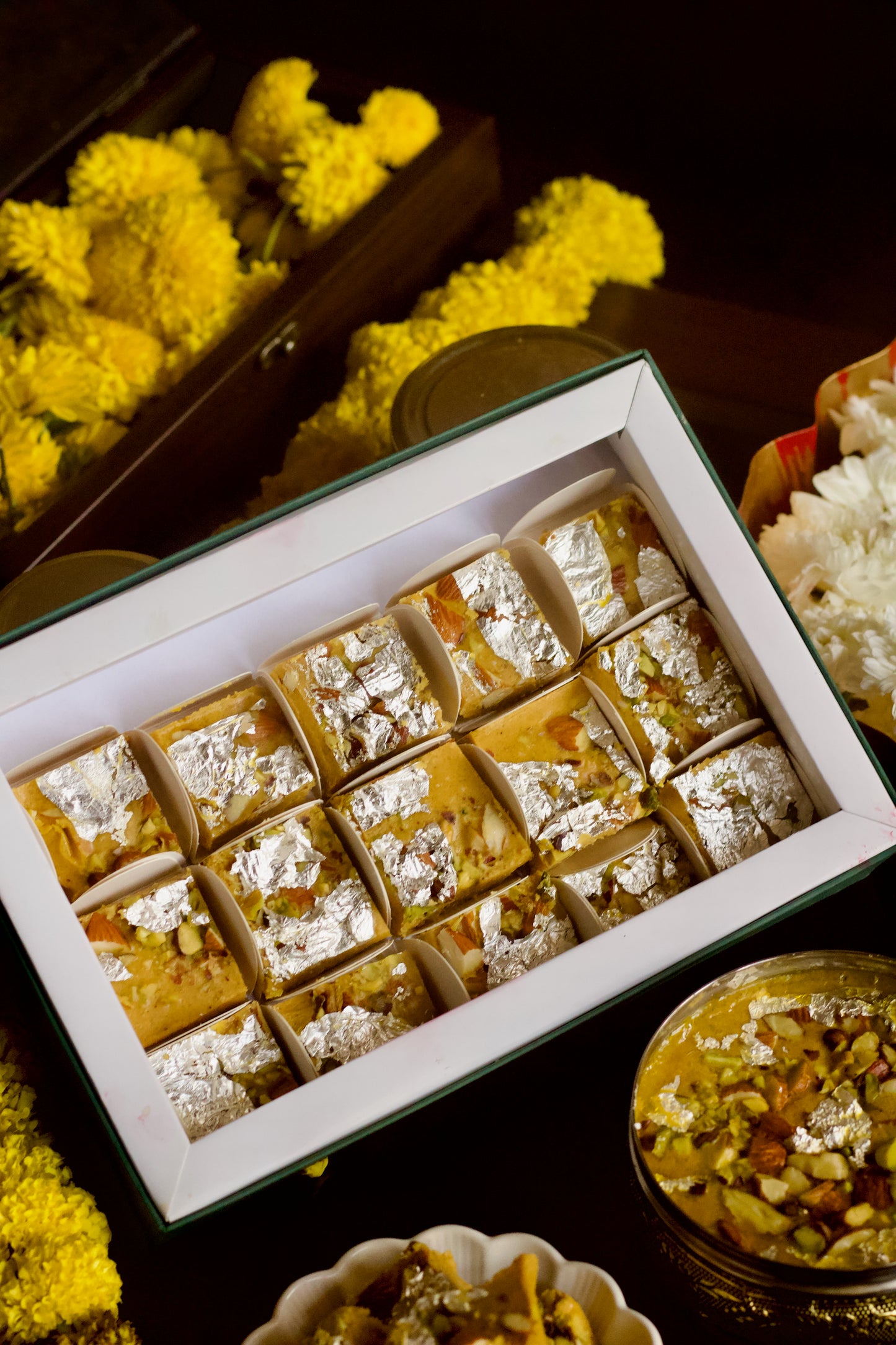 Pista Badaam Besan Barfi