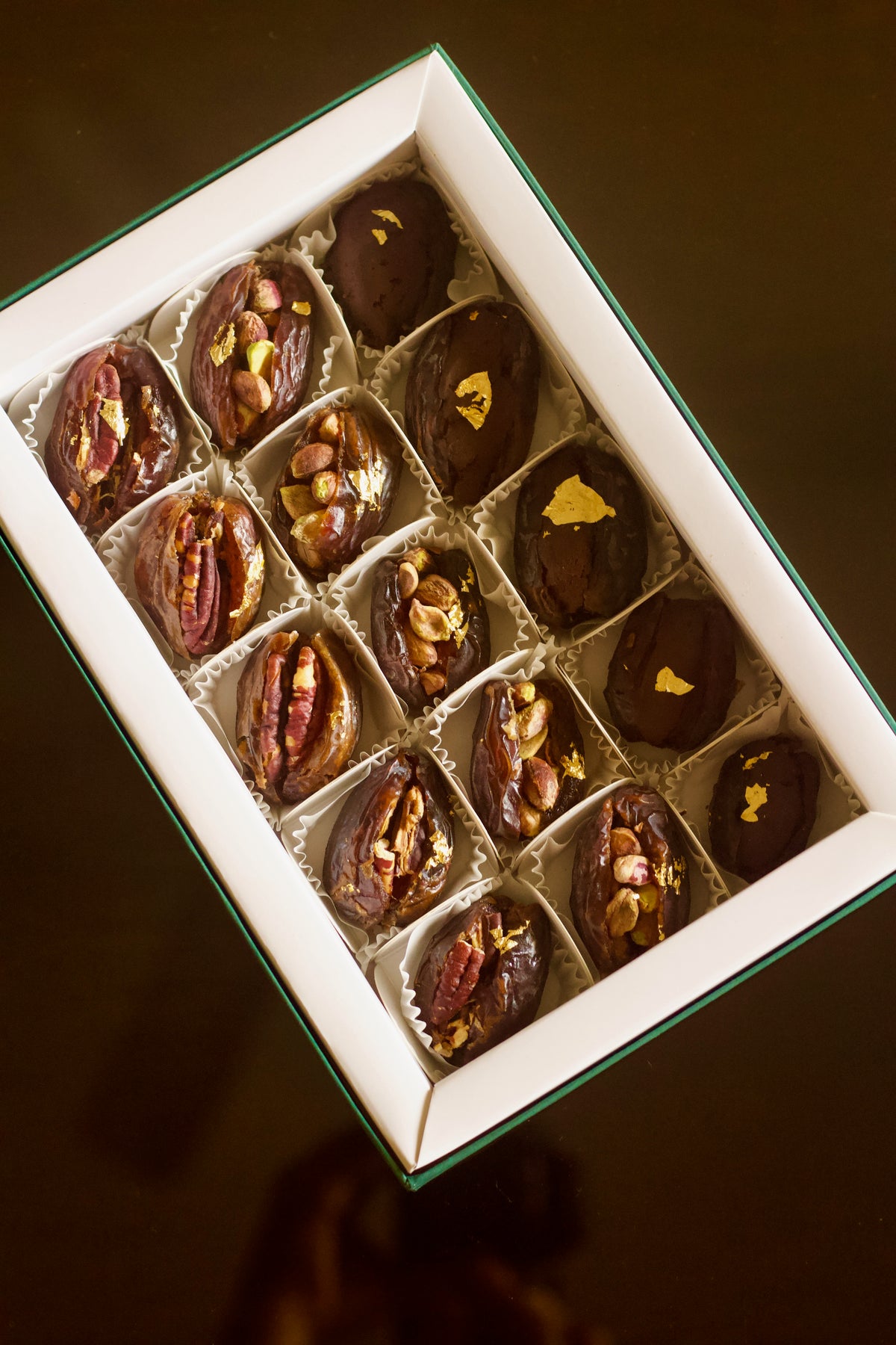 Filled Medjoul Dates Box of 15 (Vegan, Gluten Free, Refined Sugar Free)
