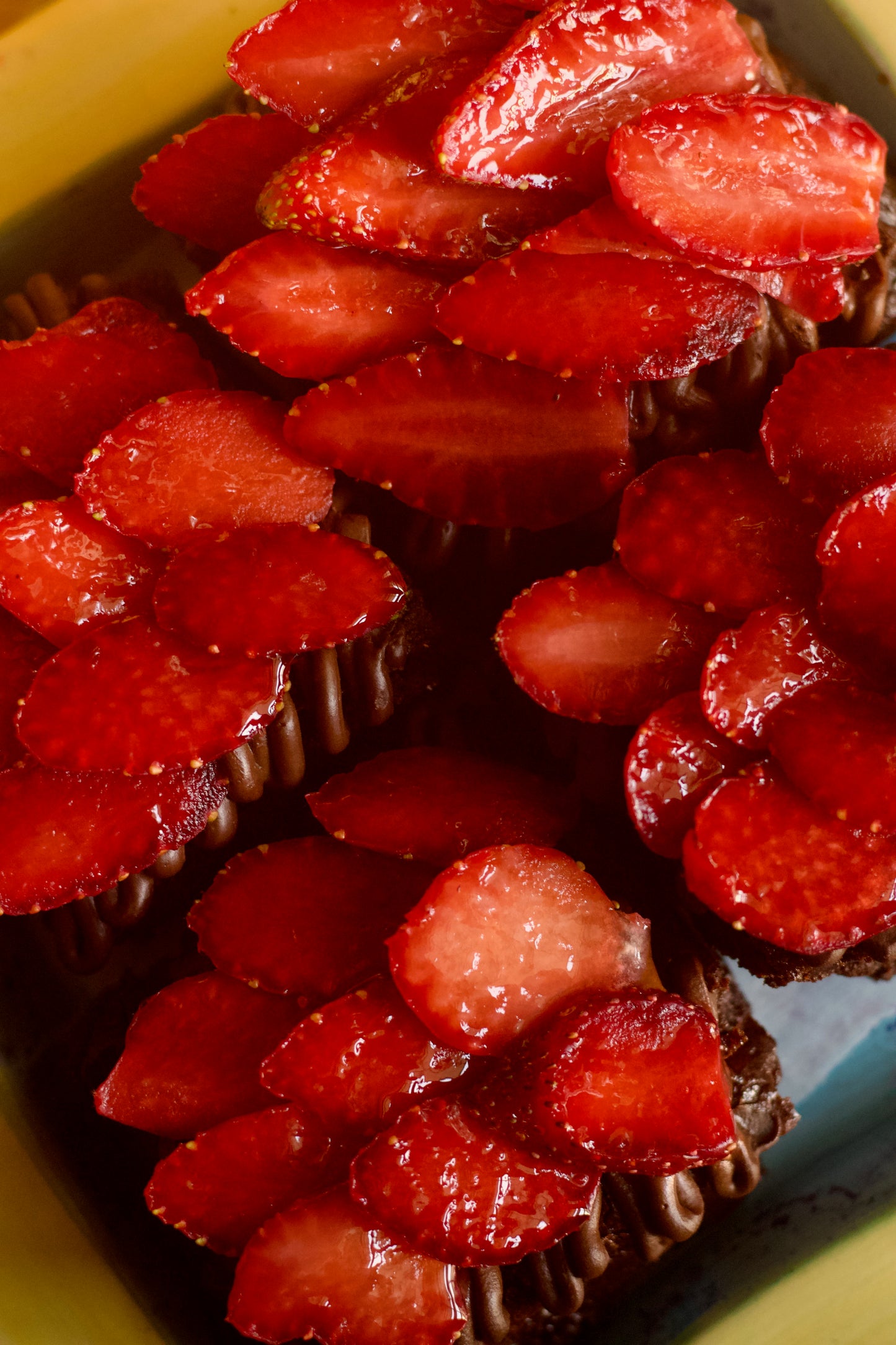 Fudgey Strawberry Brownies Box of 4 (Vegan, Gluten Free, Refined sugar free)