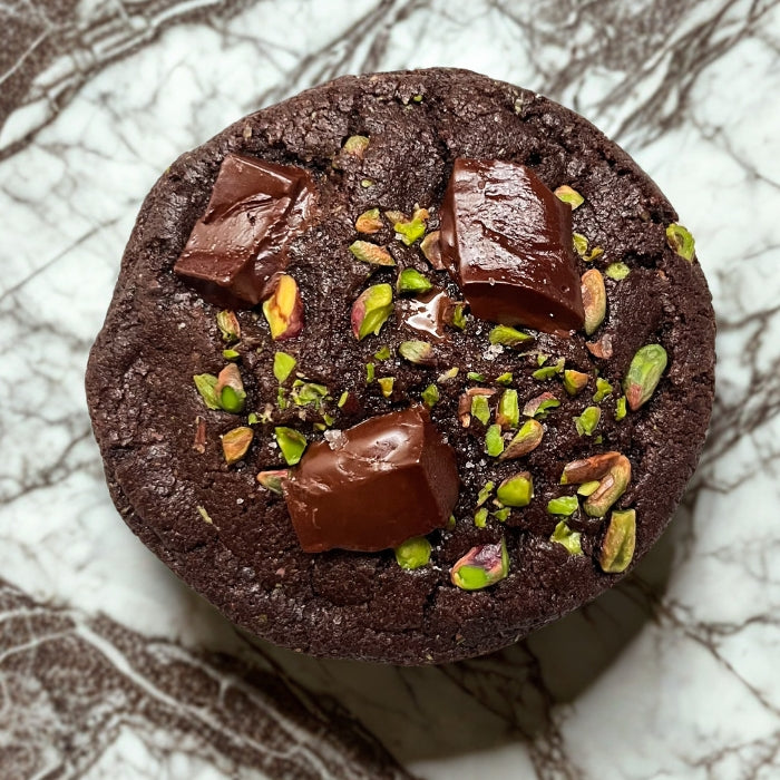 Wholewheat Dark Chocolate Pistachio Chunky Cookies (Pack of 6)