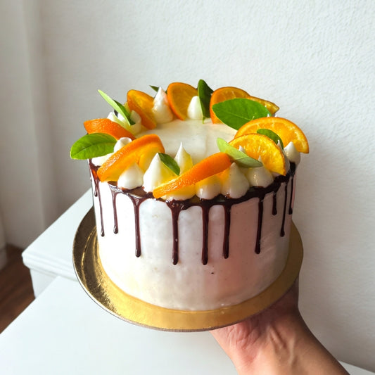 Orange, Vanilla, Chocolate Celebration Cake (1.5kg)