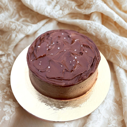Boozy Dark Chocolate Truffle Celebration Cake