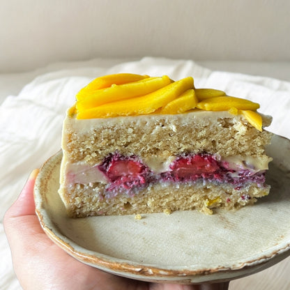 Mango Mix Berry Lemon Celebration Cake