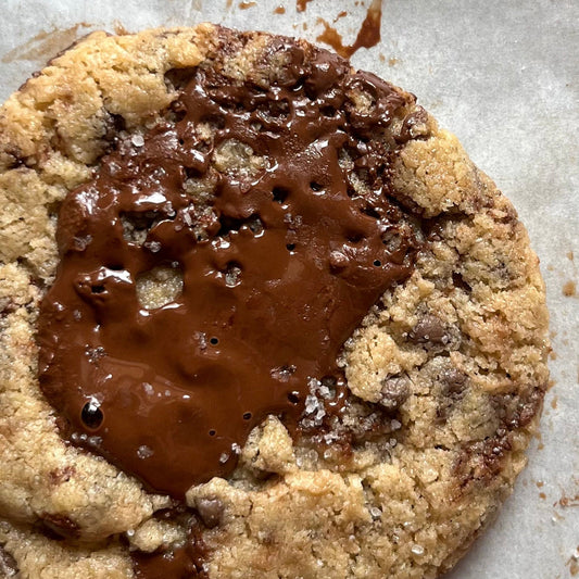 Tahini Dark Chocolate Sea Salt Cookies (Pack of 6)