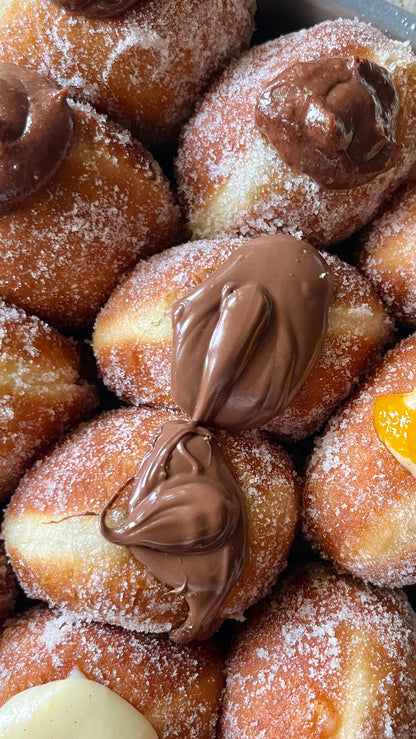 nutella bomboloni