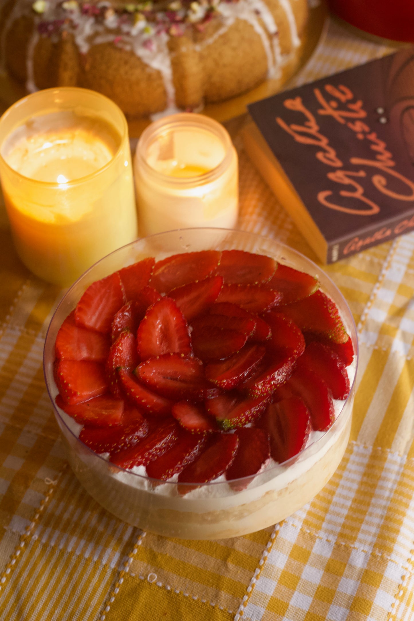 Strawberry Cream Tres Leches (Egg)