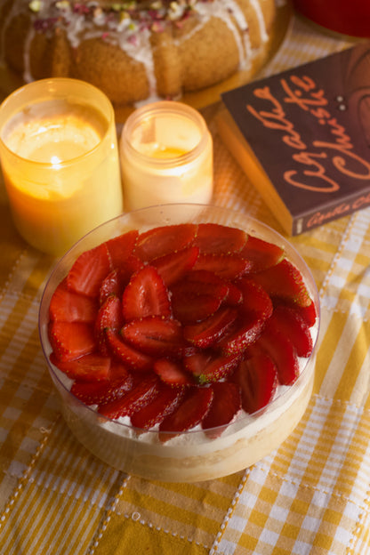 Strawberry Cream Tres Leches (Egg)