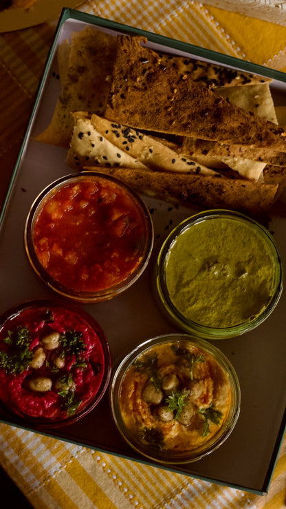 Vegan Dip & Lavash Box (Serves 3-4)