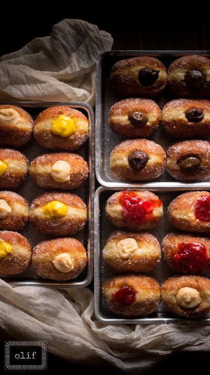 Assorted Bomboloni Box (contains eggs)